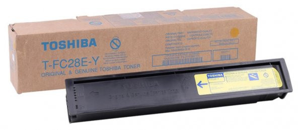 Toshiba T-FC28EY Orjinal Sarı Toner E-Studio 2820C-2830C-3520C-35