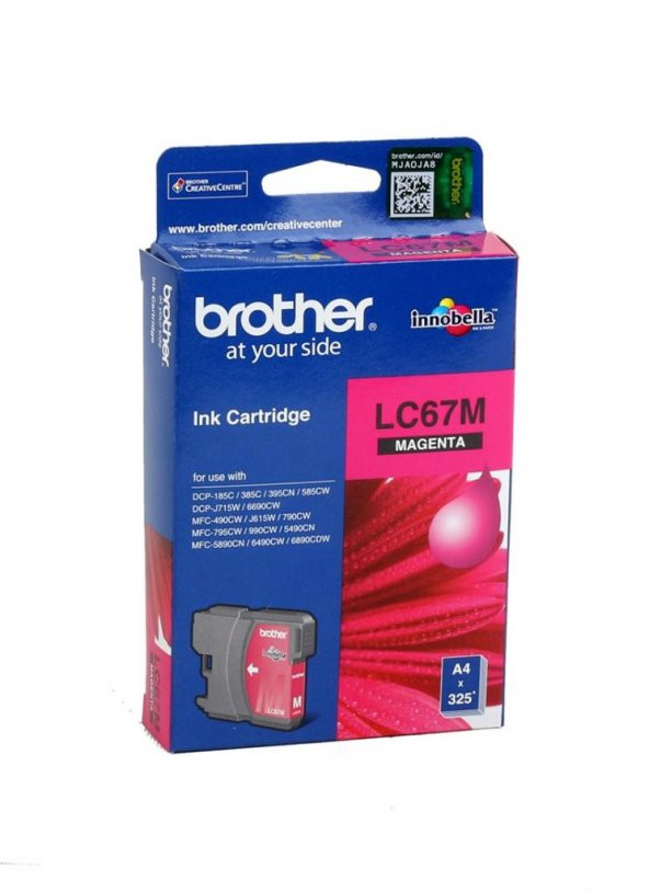 Brother LC-67Y Orjinal Kırmızı Toner (185-385-395-5490-5890-6490)