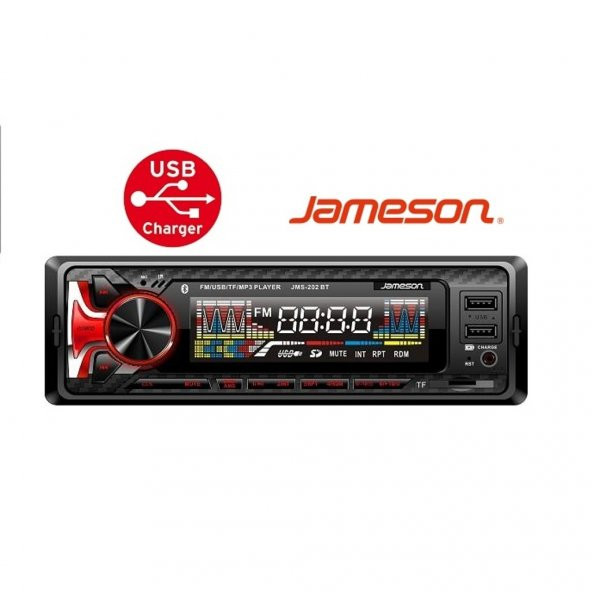 JAMESON JS-202BT BLUETOOTHLU-2 USB Lİ-KARTLI-TELEFON SARZ ETME