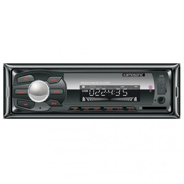 KAMOSONİC KS-MX121 RADYO-USB-SD KARTLI-AUX ANFİ ÇIKIŞLI OTO TEYP - 1
