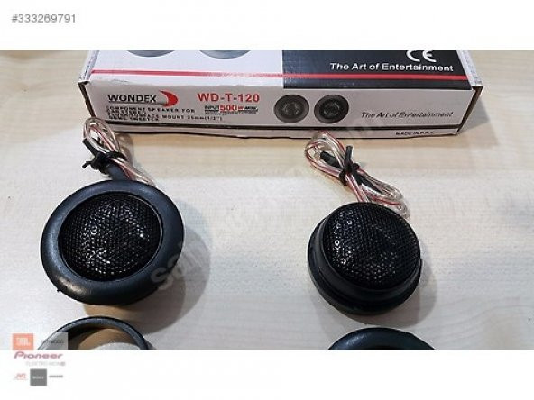 Wondex Wd-T120 25mm Dome Tweeter-kaliteli ve sağlam ürün - 3