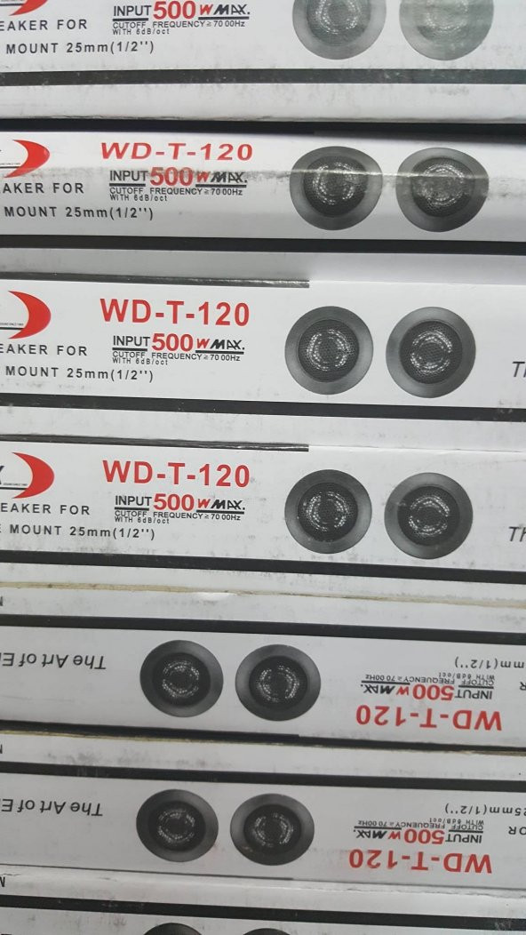 Wondex Wd-T120 25mm Dome Tweeter-kaliteli ve sağlam ürün - 4