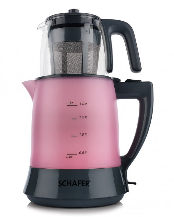Schafer Teefan Elektrikli Çay Makinası Pembe