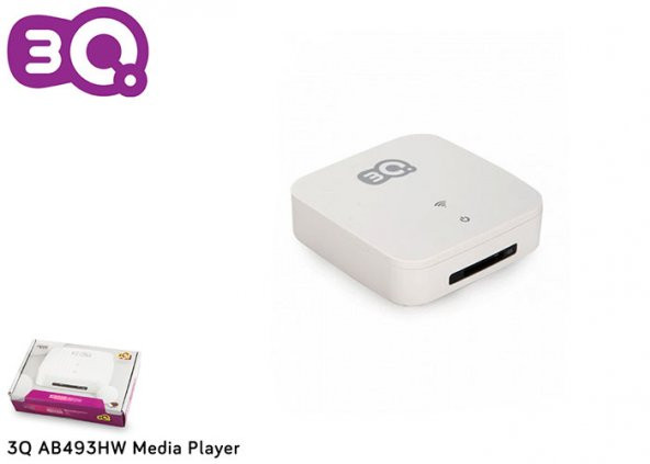 3Q AB493HW Media Player Kumandalı Android Full HD Tv Box