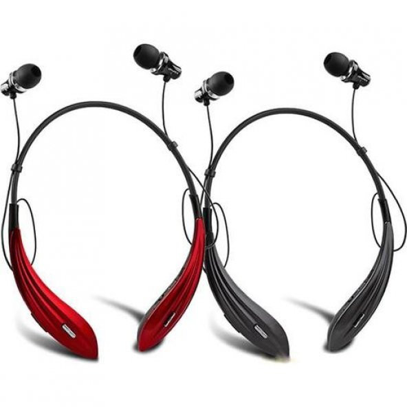 Awei Kablosuz Bluetooth Kulaklık A810BL - Siyah - Kırmızı