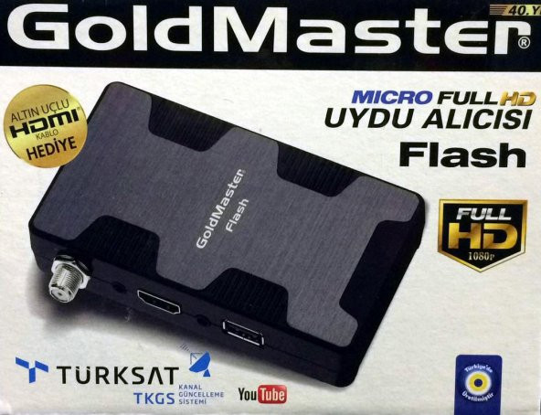 GOLDMASTER FLASH MİCRO FULL HD UYDU ALICI - 2