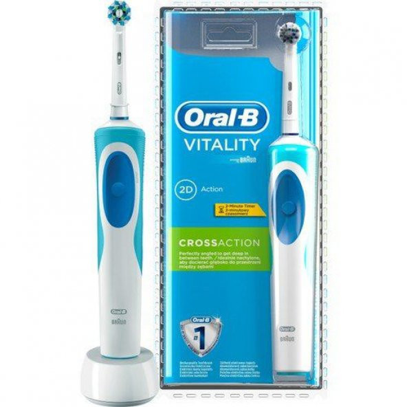 Oral-B Vitality CrossAction Şarj Edilebilir Diş Fırçası