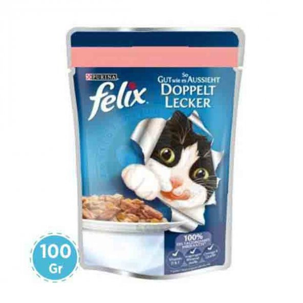 Felix Somonlu Sardalyalı Kedi Maması 100 Gr