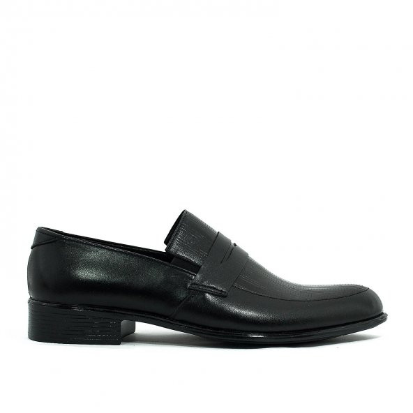 Axu Erkek Deri Klasik Ayakkabı-Siyah-113269-22