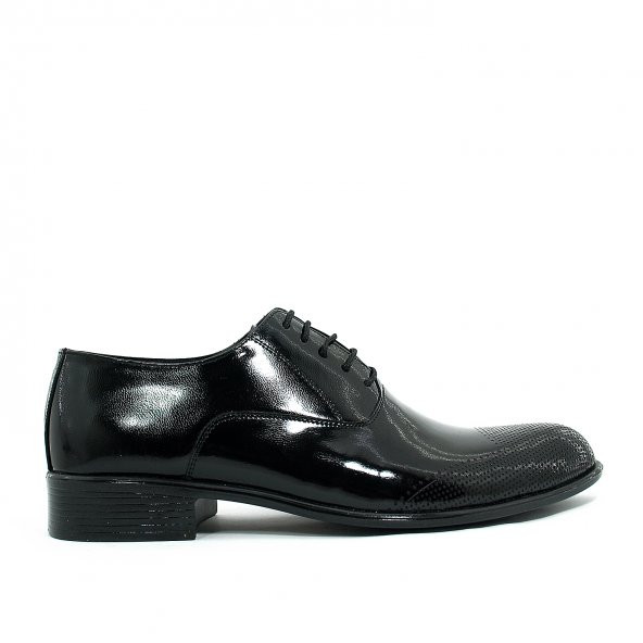Axu Erkek  Deri Klasik Rugan Ayakkabı-Siyah-113269-26