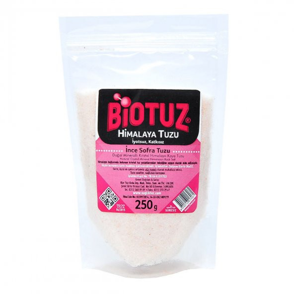 Yemeklik Himalaya Kristal Öğütülmüş Kaya Tuzu Pembe 250 Gr - 4