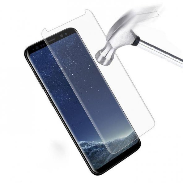 Samsung Galaxy S8  - 5D 3D Kavisli Tamperli Kırılmaz Cam Tam Kaplama Ekran Koruyucu