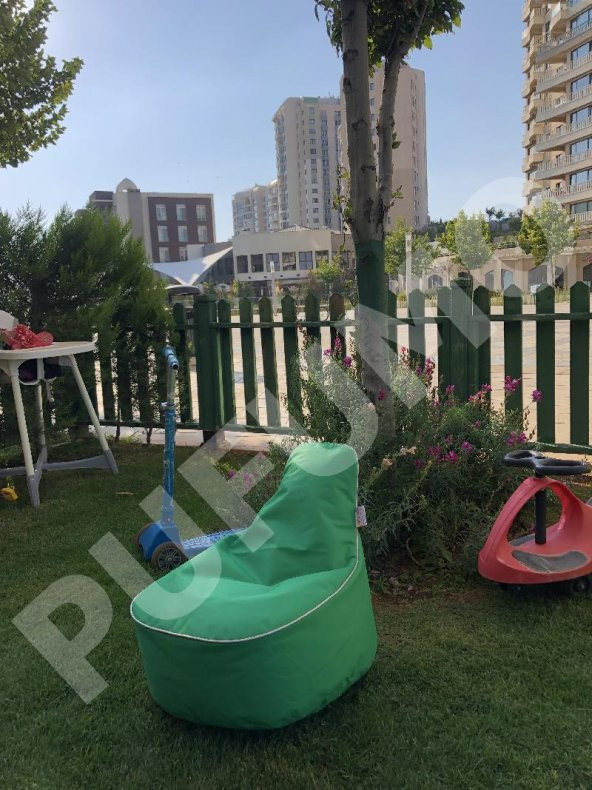 PUFUMO TWİNGO ÇOCUK ARMUT KOLTUK YEŞİL - 2