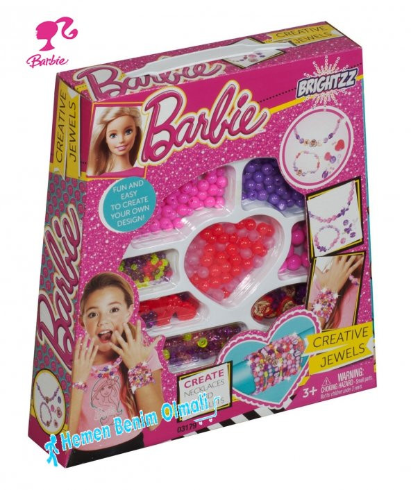 Barbie Kutulu Boncuk Seti Bilekli Takı ve Tasarım Seti