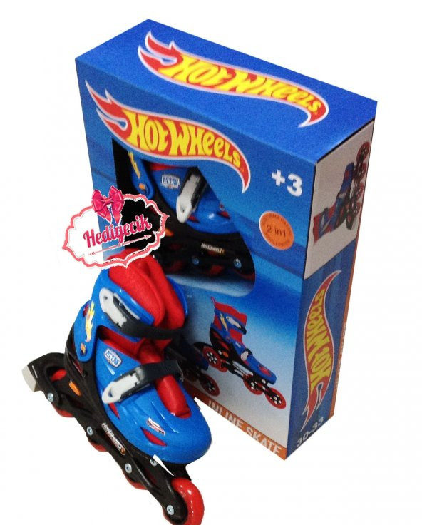 Hot Wheels Ayarlanabilir Çocuk Pateni 30 -33 Alıştırma Tekerli