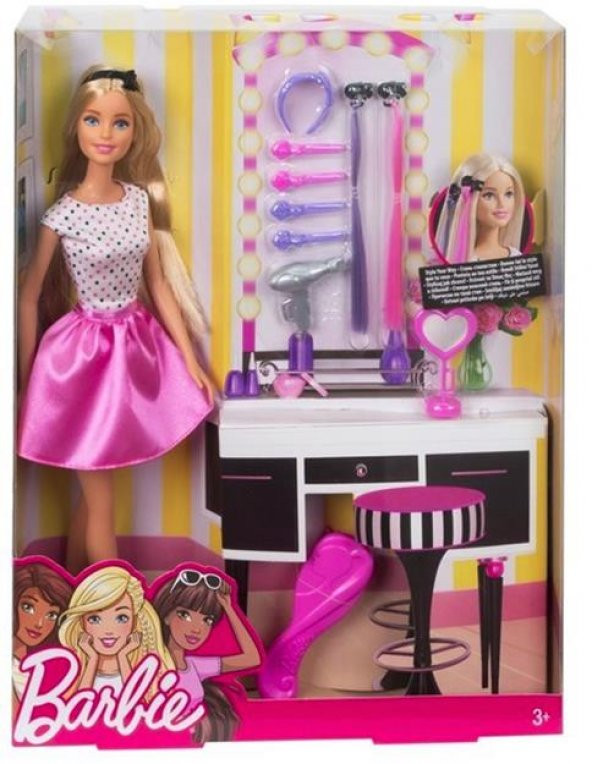 Barbie Bebek Saç Tasarımları Seti