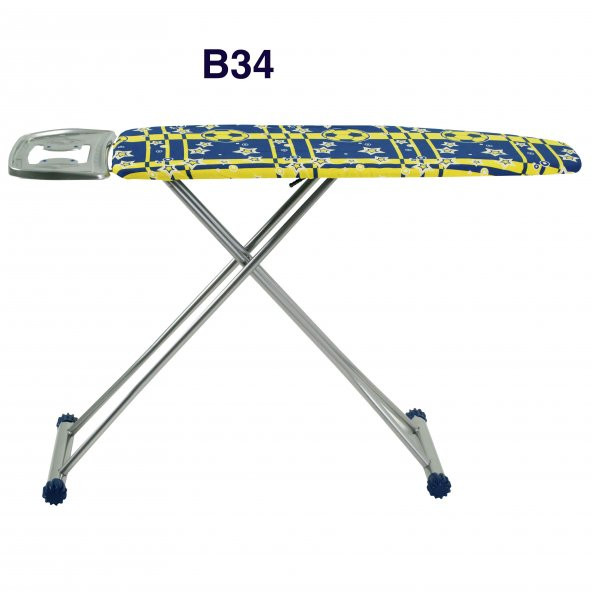 Ütü Masası Sarı Mavi Desen 27 Farklı Desen Sağlam Kullanışlı B34