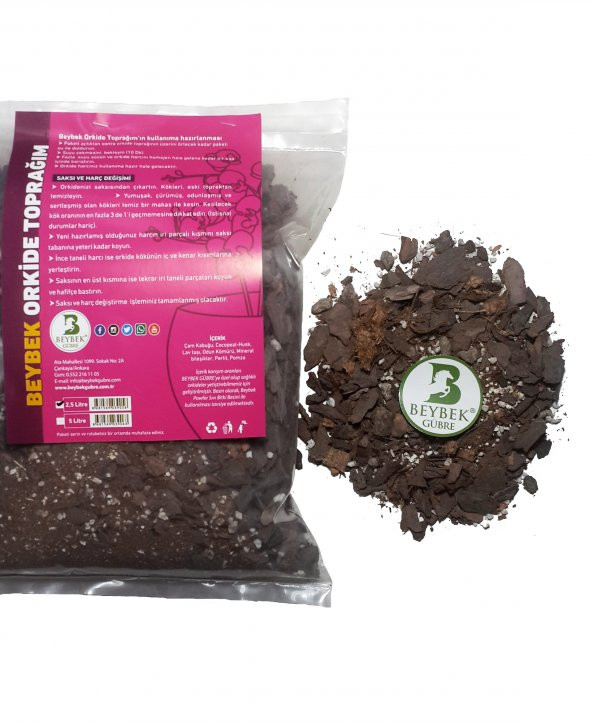Orkide Toprağı Beybek 2.5 Litre - 3