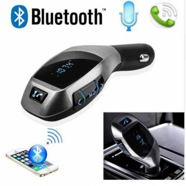 Car X5 Yeni Bluetooth Araç Kiti 2018 Bluetooth Sd Kart Desteği Samsung iPhone Lg Sony Uyumlu