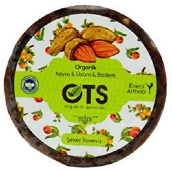 OTS Organik Glutensiz Enerji Diski (Kayısı & Üzüm & Badem) 25gr