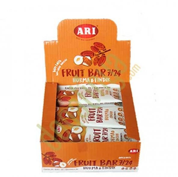 Arı Meyve Bar Hurma Fındık 35 gr X 12 Adet - 1