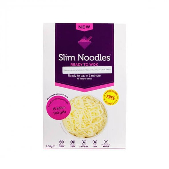 Eat Water Slim Noodles Glutensiz Vegan 200gr