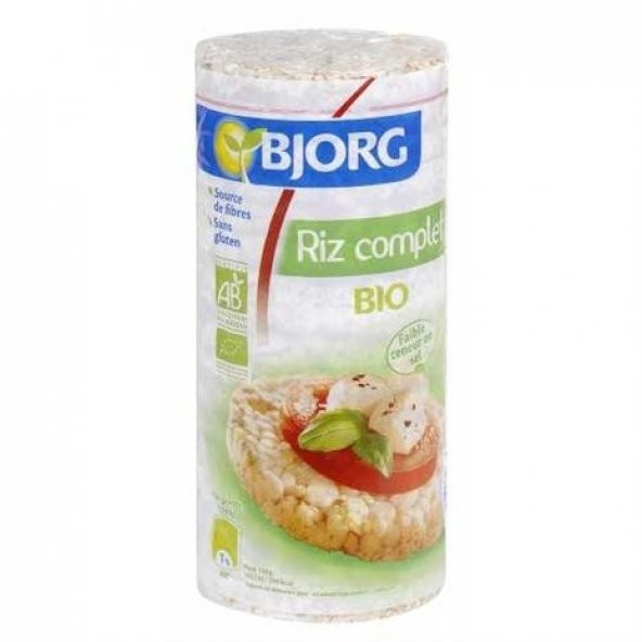 Bjorg Organik Glutensiz Pirinç Patlağı Dilimleri 130 gr