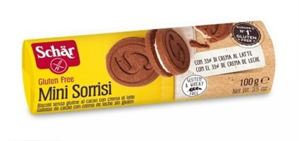 Schar Mini Sorrisi Kaymaklı Çikolatalı Bisküvi