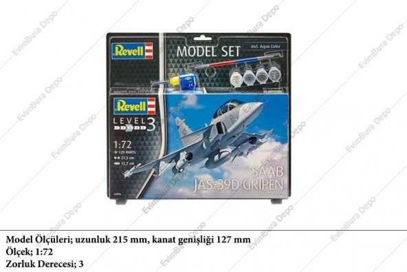 Revell Model Set Saab Jas-39D Gripen 03956