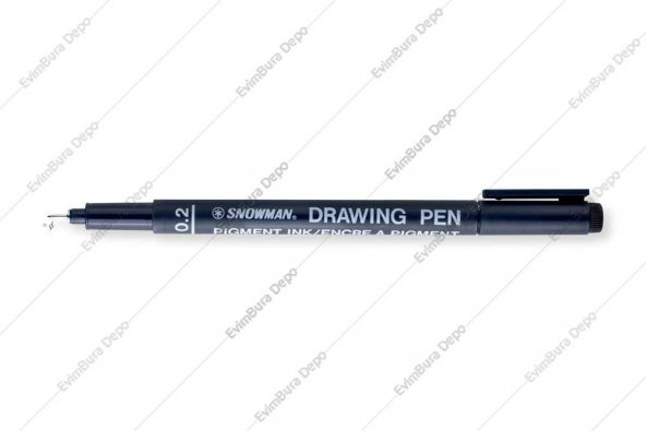 Snowman Teknik Çizim Kalemi 0.8 mm Siyah Ft 700D