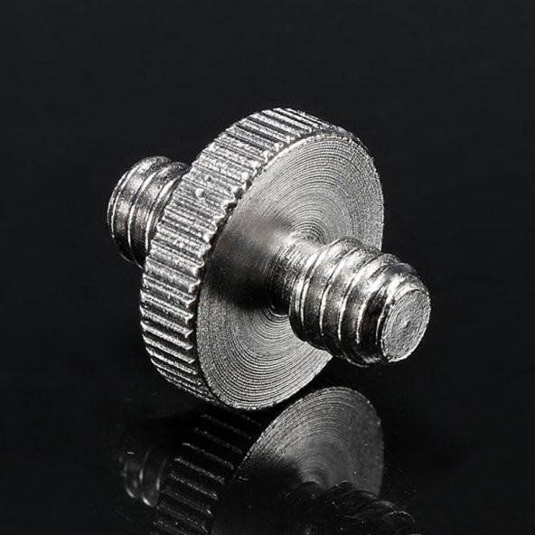 Tripod, Monopod, Işık Standı Vb. için 3 Parça Adaptör Vida Seti - 5