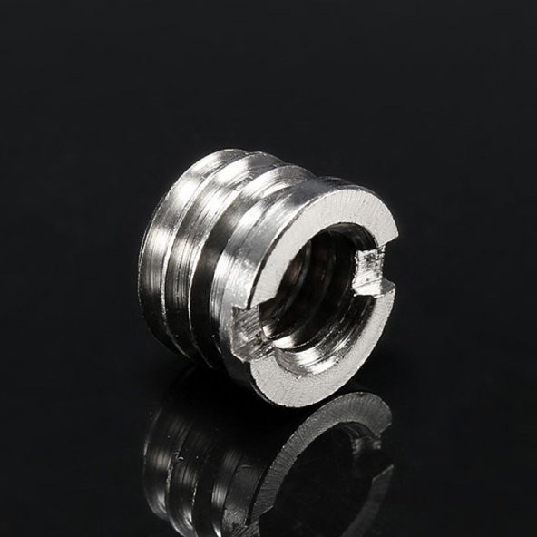 Tripod, Monopod, Işık Standı Vb. için 3 Parça Adaptör Vida Seti - 6