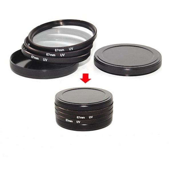62mm Filtre Muhafaza Kabı - Filter Stack Cap - 6
