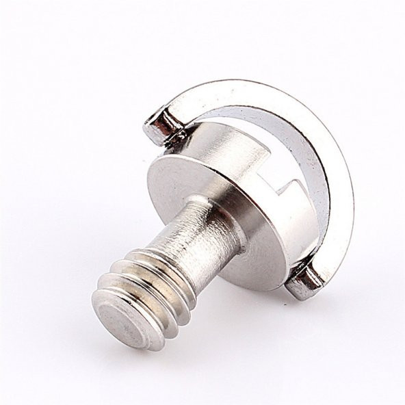 Tripod, Quick Release Plate için 1/4 İnç Tripod Vidası - 3