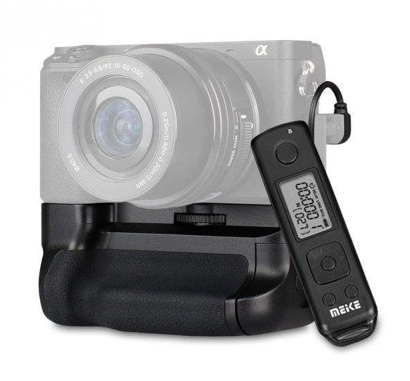 Sony A6500 için MeiKe MK-A6500 Pro Battery Grip + 1 Ad. NP-FW50 - 6