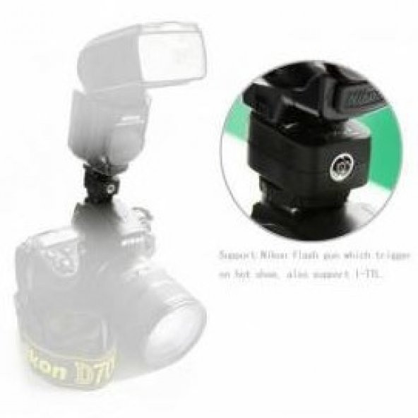 Nikon Flaşlar İçin Hot Shoe Converter Adaptör Pixel TF-322 - 5