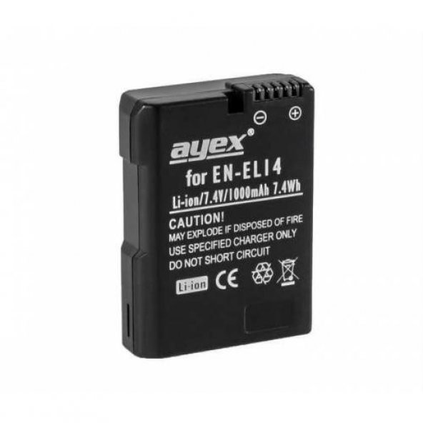 Nikon D5300, D5200, D5500, D5100 İçin EN-EL14 Batarya