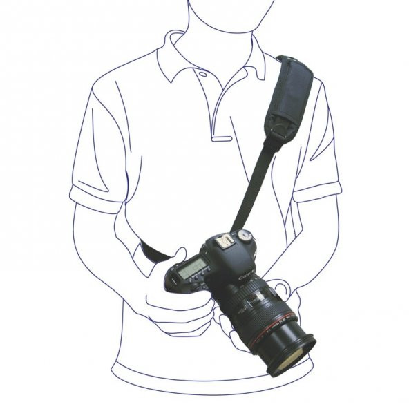 DSLR VE SLR Makineler için Profesyonel Quickstrap Tekli Omu