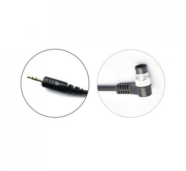 DSLR Kumandaları için Nikon N8 DC0 Uyumlu Spiral Kablo - 2