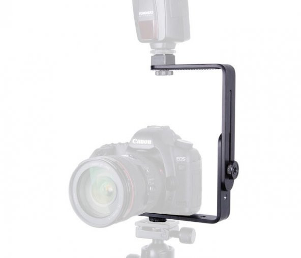 Ayarlanabilir Flash Bracket, L Şekli Flaş Dirseği - 2