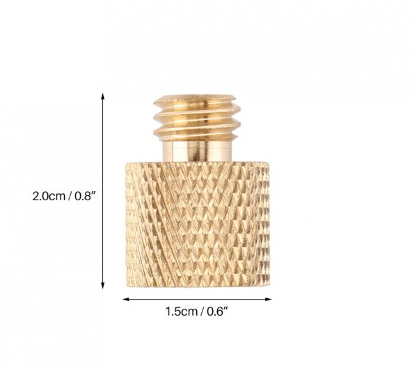 1/4 inç Tripod Vidasını 3/8 İnçe Dönüştürücü Vida - 6