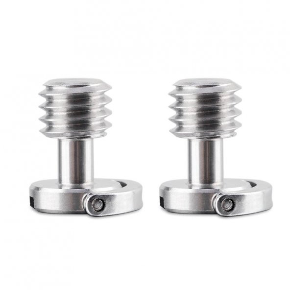 Tripod Quick Release Plate için 3/8" D-Ring Vida - 4