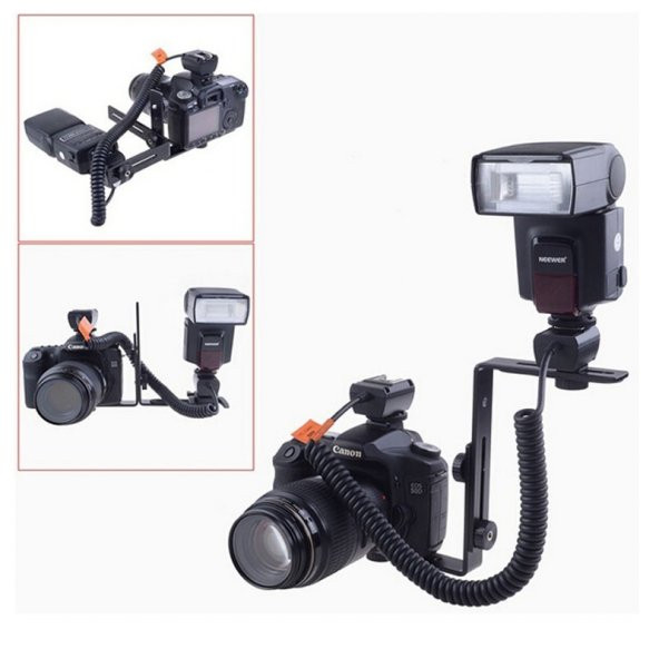 Ayarlanabilir Flash Bracket, L Şekli Flaş Dirseği - 11