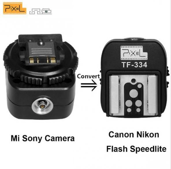 SONY RX1 RX10 RX100II HX50 İÇİN CANON NİKON HOT SHOE CONVERTER