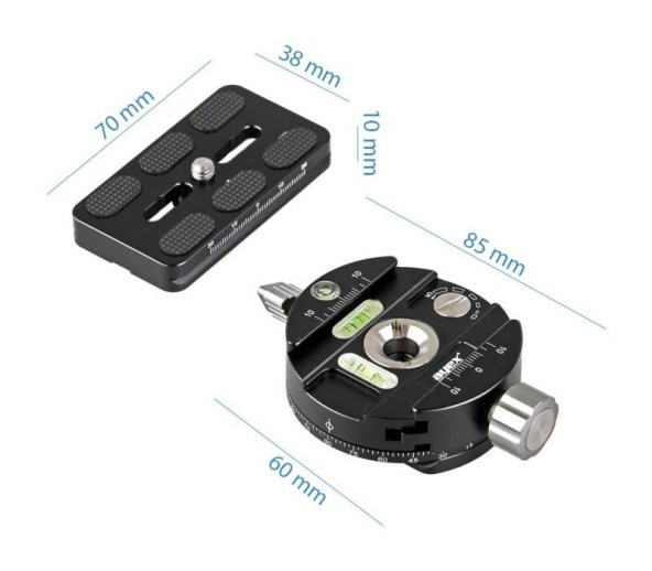 PANAROMİK ÇEKİM İÇİN AYEX PAN-02 KAFA, QUİCK RELEASE PLATE - 2