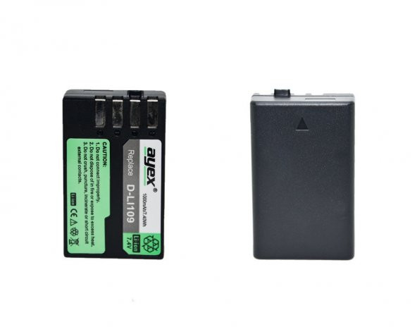 PENTAX K-30 K-50 K-70 K500 K-S1 K-S2 için D-Li109 Ayex Batarya - 5