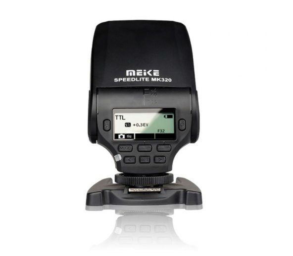 Olympus OM-D VB İçin MeiKe MK320P Speedlite Flaş - 3