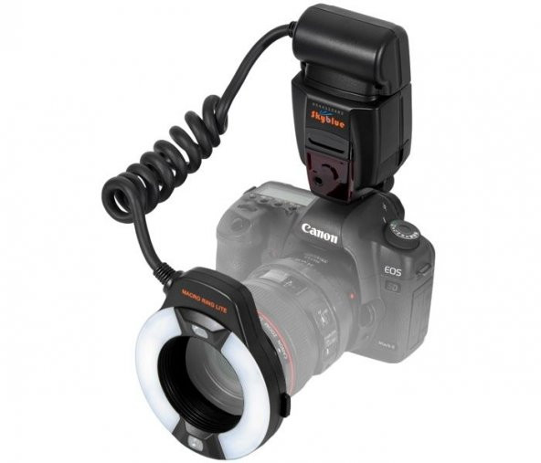 Canon İçin MeiKe MK-14EXT E-TTL (Macro) Makro Ring Flaş - 2