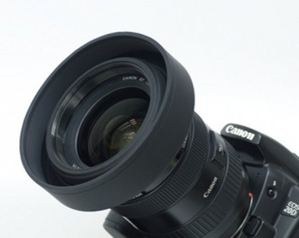 58mm ÜÇ KADEMELİ KAUÇUK LENS HOOD (Parasoley) - 3