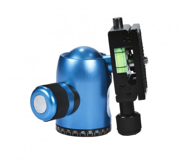 JUSINO BS-08Q Tripod Kafası Mavi - 3